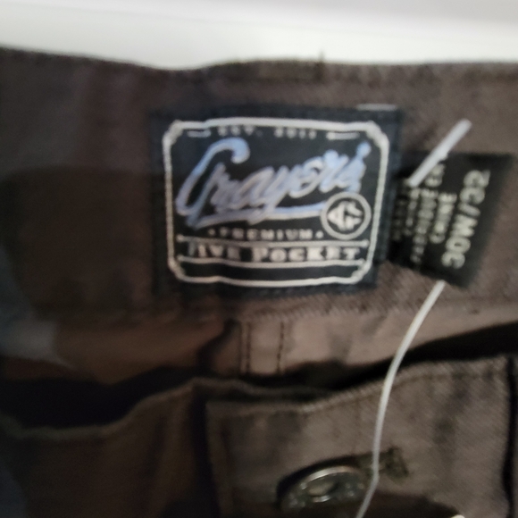 Grayers 5 pocket carnaby stretch double weave pants size 30W/32 - Picture 7 of 11